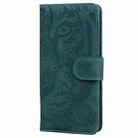 For Infinix Note 40 Pro 4G / 5G Tiger Embossing Pattern Flip Leather Phone Case(Green) - 3