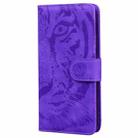 For Infinix Note 40 Pro 4G / 5G Tiger Embossing Pattern Flip Leather Phone Case(Purple) - 3