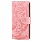 For Infinix Note 40 Pro+ Tiger Embossing Pattern Flip Leather Phone Case(Pink) - 3