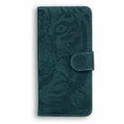 For Infinix Hot 50 5G Tiger Embossing Pattern Flip Leather Phone Case(Green) - 3