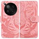 For Infinix Zero 40 4G / 5G Tiger Embossing Pattern Flip Leather Phone Case(Pink) - 1