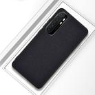 For Xiaomi Note 10 Lite Shockproof Cloth Protective Case(Black) - 1