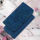 For Infinix Hot 40 / 40 Pro Butterfly Rose Embossed Leather Phone Case(Blue) - 2