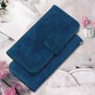 For Infinix Hot 50 4G Butterfly Rose Embossed Leather Phone Case(Blue) - 2