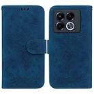 For Infinix Note 40 5G Butterfly Rose Embossed Leather Phone Case(Blue) - 1