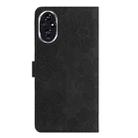 For Honor 200 Flower Embossing Pattern Leather Phone Case(Black) - 3