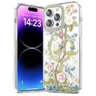 For iPhone 14 Pro Max MagSafe Magnetic TPU Phone Case(Blue Hydrangea Ball) - 1