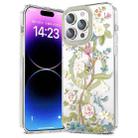 For iPhone 14 Pro MagSafe Magnetic TPU Phone Case(Blue Hydrangea Ball) - 1