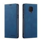 For Xiaomi Redmi Note 9S / Note 9 Pro / Note 9 Pro Max Forwenw Dream Series Oil Edge Strong Magnetism Horizontal Flip Leather Case with Holder & Card Slots & Wallet & Photo Frame(Blue) - 1