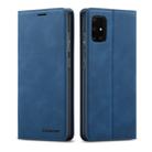 For Samsung Galaxy A41 Forwenw Dream Series Oil Edge Strong Magnetism Horizontal Flip Leather Case with Holder & Card Slots & Wallet & Photo Frame(Blue) - 1