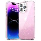 For iPhone 13 Pro Max Star Solid Color Phone Case(Pink) - 1