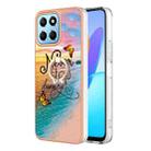 For Honor X8 5G / X6 4G Electroplating IMD TPU Phone Case with Ring(Dream Butterfly) - 1