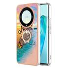 For Honor X9a / Magic5 Lite Electroplating IMD TPU Phone Case with Ring(Dream Butterfly) - 1