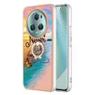 For Honor Magic5 Pro Electroplating IMD TPU Phone Case with Ring(Dream Butterfly) - 1