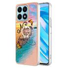 For Honor X8a Electroplating IMD TPU Phone Case with Ring(Dream Butterfly) - 1