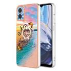 For Motorola Moto E22 / E22i Electroplating IMD TPU Phone Case with Ring(Dream Butterfly) - 1