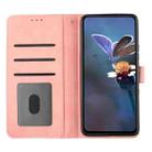 For OPPO Reno10 5G / Reno10 Pro 5G Global Flower Embossing Pattern Leather Phone Case(Pink) - 4