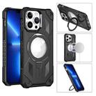For iPhone 11 Pro MagSafe Magnetic Holder Phone Case(Black) - 1