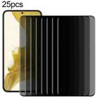 For Samsung Galaxy S22+ 5G 25pcs 3D Curved Edge Privacy Tempered Glass Film - 1