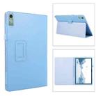 For Lenovo Xiaoxin Pad Pro 12.7 Litchi Texture Leather Tablet Case(Light Blue) - 1