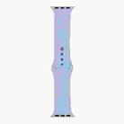 For Apple Watch Ultra 49mm / Series 8&7 45mm / SE 2&6&SE&5&4 44mm / 3&2&1 42mm Silicone Watch Band, Short Section (female)(Lilac Purple) - 1