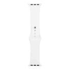For Apple Watch Ultra 49mm&Watch Ultra 2 49mm / Series 9&8&7 45mm / SE 3&SE 2&6&SE&5&4 44mm / 3&2&1 42mm Silicone Watch Band, Short Section (female)(White) - 1