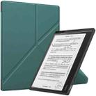 For Kobo Elipsa 2E Solid Color Deformation TPU Leather Smart Tablet Case(Green) - 1