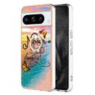 For Google Pixel 8 Pro Electroplating IMD TPU Phone Case with Ring(Dream Butterfly) - 1