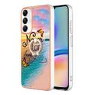 For Samsung Galaxy A05s Electroplating IMD TPU Phone Case with Ring(Dream Butterfly) - 1