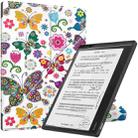 For Kobo Elipsa 2E Painted Deformation TPU Leather Smart Tablet Case(Colorful Butterflies) - 1