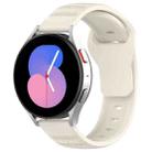 20mm Universal Dots Pattern Silicone Replacement Watch Band(Starlight Color) - 1