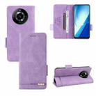 For Realme 11 5G Magnetic Clasp Leather Phone Case(Purple) - 1