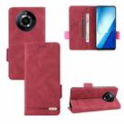 For Realme 11 5G Magnetic Clasp Leather Phone Case(Red) - 1