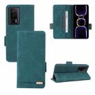 For Xiaomi Poco F5 Pro / Redmi K60 Magnetic Clasp Leather Phone Case(Green) - 1