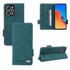 For Xiaomi Redmi 12 4G Magnetic Clasp Leather Phone Case(Green) - 1