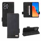 For Xiaomi Redmi 12 4G Magnetic Clasp Leather Phone Case(Black) - 1