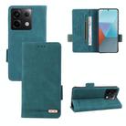 For Xiaomi Redmi Note 13 Pro 5G Magnetic Clasp Leather Phone Case(Green) - 1