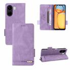 For Xiaomi Redmi 13C Magnetic Clasp Leather Phone Case(Purple) - 1