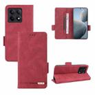 For Xiaomi Redmi K70E 5G Magnetic Clasp Leather Phone Case(Red) - 1