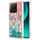 For Xiaomi 13T / 13T Pro Electroplating IMD TPU Phone Case with Ring(Colorful Scales) - 1