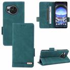 For Sharp Aquos R8 Magnetic Clasp Leather Phone Case(Green) - 1