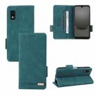 For Sharp Aquos Wish 3 Magnetic Clasp Leather Phone Case(Green) - 1