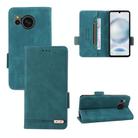 For Sharp Aquos Sense8 Magnetic Clasp Leather Phone Case(Green) - 1