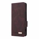 For Sharp Aquos R9 Pro Magnetic Clasp Leather Phone Case(Brown) - 2