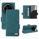 For Sharp Aquos R9 Pro Magnetic Clasp Leather Phone Case(Green) - 1