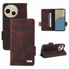 For Sharp Aquos Sense9 Magnetic Clasp Leather Phone Case(Brown) - 1