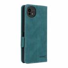 For Sharp Aquos wish5 Magnetic Clasp Leather Phone Case(Green) - 3