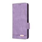 For Sharp Aquos wish5 Magnetic Clasp Leather Phone Case(Purple) - 2