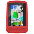 For Wahoo Elemnt Roam WFCC4 Stopwatch Silicone Protective Case(Red) - 1