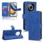 For Realme 11 Pro / 11 Pro+ Skin Feel Magnetic Flip Leather Phone Case(Blue) - 1